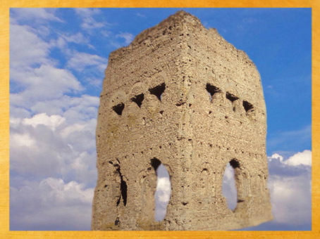 D’après le Fanum d'Autun dit Portique de Janus, Ier siècle, Bourgogne, France, Gaule Romaine. (Marsailly/Blogostelle)