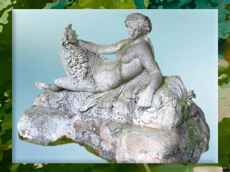 D'après la Nymphe des sources de la Seine, 1934, Paul Auban, copie de François Jouffroy, 1867, Saint-Germain-Source-Seine, Côte-d'Or, Bourgogne, France. (Marsailly/Blogostelle)