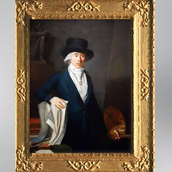 D'après un autoportrait de Jean-Baptiste Pierre Le Brun, 1795. (Marsailly/Blogostelle)