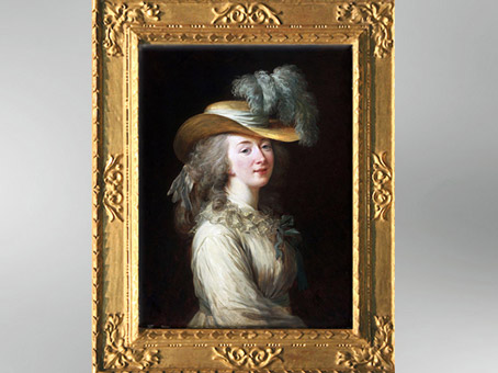 D'après Madame du Barry, Jeanne Bécu de Cantigny, 1781, Élisabeth Louise Vigée Le Brun. (Marsailly/Blogostelle)