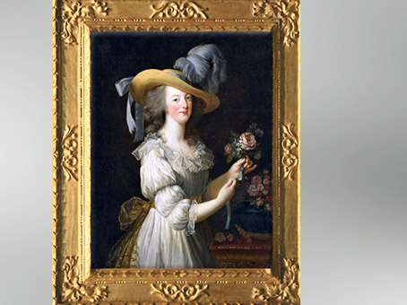 D'après un portrait de Marie-Antoinette en chemise, vers 1783, Élisabeth Louise Vigée Le Brun. (Marsailly/Blogostelle)