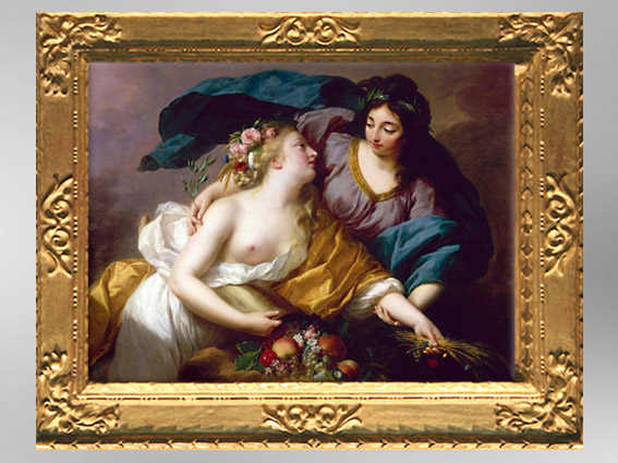 D’après La Paix ramenant l’Abondance, 1780, Élisabeth Louise Vigée Le Brun. (Marsailly/Blogostelle)