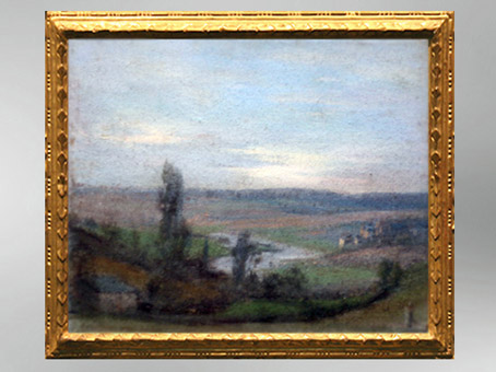 D'après La Vallée de la Meuse et village, 1826, Élisabeth Louise Vigée Le Brun. (Marsailly/Blogostelle)