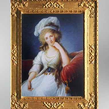 D’après Louise Marie Adélaïde de Bourbon-Penthièvre, duchesse d'Orléans, 1789, Vigée Le Brun. (Marsailly/Blogostelle)