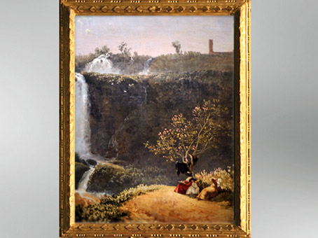 D'après Les Cascatelles de Tivoli, 1790, Élisabeth Louise Vigée Le Brun. (Marsailly/Blogostelle)