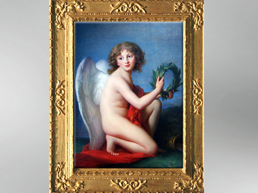 D'après un portrait de Henryk Lubomirski, en Génie de la Gloire, 1789, Élisabeth Louise Vigée Le Brun. (Marsailly/Blogostelle)