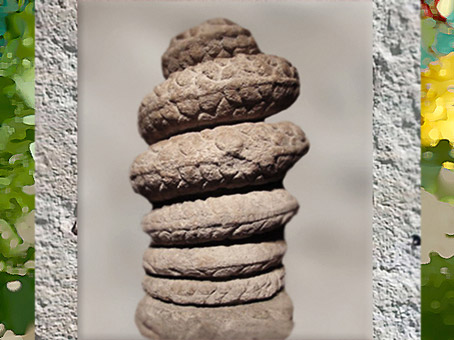 D'après le Serpent mithriaque aux Sept spires, sept planètes et sept jours, Mithraeum de Bordeaux, IIIe siècle, Gironde, Gaule Romaine. (Marsailly/Blogostelle)