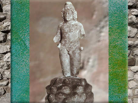 D'après la Naissance de Mithra jaillissant de la Pierre, sculpture, mithraeum, San Clemente, Rome Antique. (Marsailly/Blogostelle)