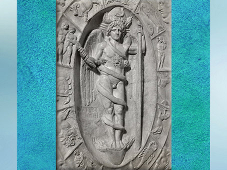 D'après Phanès, dieu orphique, IIe siècle, Modène, Italie, Rome Antique. (Marsailly/Blogostelle)