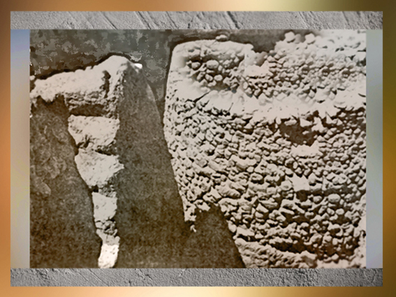 D'après des vestiges, fortification, Jéricho, VIIIe millénaire avjc, Jordanie, Levant. (Marsailly/Blogostelle)