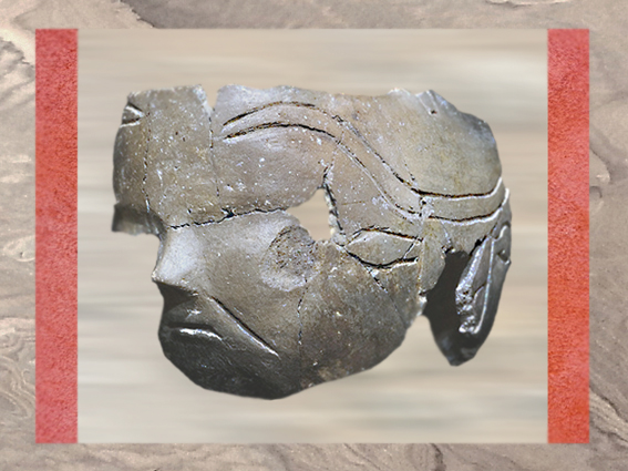 D'après une céramique, Çatal Hüyük, 7000-6000 avjc, Anatolie, D'après une maison, Çatal Hüyük , Anatolie, Turquie, Levant néolithique. (Marsailly/Blogostelle)