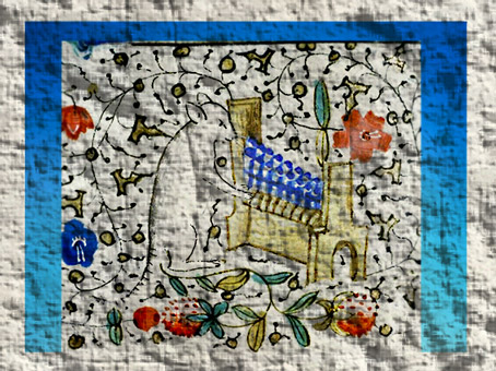 D'après Le sens de la Musique, scène d'un Livre d'Heures, XVe siècle, France, art médiéval. (Marsailly/Blogostelle)