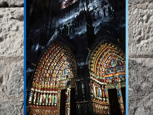 D'après la cathédrale d'Amiens, 1270 apjc, art Gothique, France. (Marsailly/Blogostelle)