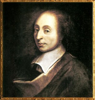 D'après Blaise Pascal, artiste anonyme (copie d’une peinture de François II Quesnel, gravée par Gérard Edelinck en 1691), XVIIe siècle, Versailles. (Marsailly/Blogostelle)