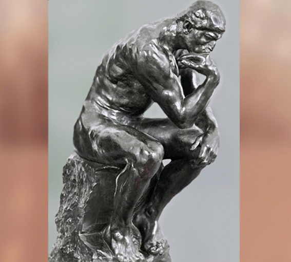 D'après Le Penseur, Auguste Rodin (Dante Alighieri), 1880-1902 apjc, XIXe siècle. (Marsailly/Blogostelle)