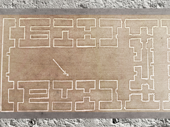 D'après le plan du Temple Blanc d'Uruk et sa nef cruciforme, vers 3300 avjc, Mésopotamie. (Marsailly/Blogostelle)