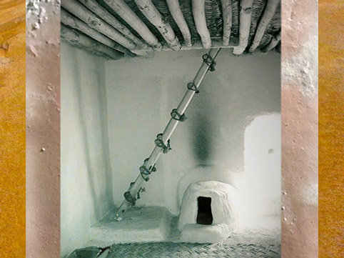 D'après une maison néolithique, Çatal Höyük, Anatolie, Turquie, Levant, Orient ancien. (Marsailly/Blogostelle)