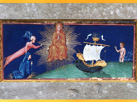 D'après le Paradis, de Giovanni di Paolo, 1450, Divine Comédie, Toscane, XVe siècle, Renaissance. (Marsailly-Blogostelle)