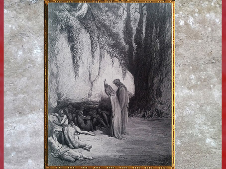 D'après le Purgatoire, les paresseux, de Gustave Doré, 1861, La Divine Comédie, XIXe siècle. (Marsailly/Blogostelle)