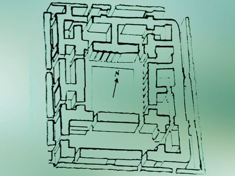 D’après l’enceinte sacré du Palais de Mari, 2600-2500 avjc, période des dynasties archaïques sumériennes (époque dite aussi présargonique), Syrie actuelle, Mésopotamie. (Marsailly/Blogostelle)