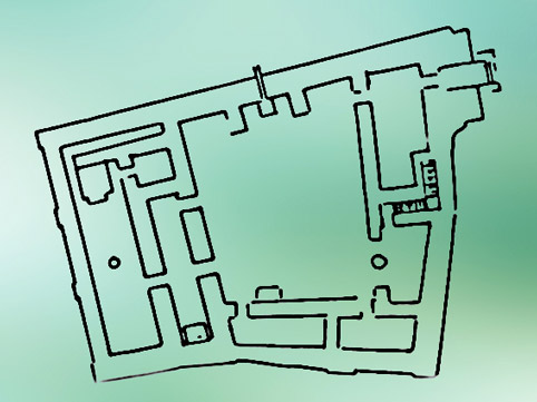 D’après le temple de Sîn, dieu Lune, Khafadje, vers 2600 avjc, période des dynasties archaïques sumériennes, région de la Diyâlâ, Irak actuel, Mésopotamie. (Marsailly/Blogostelle)