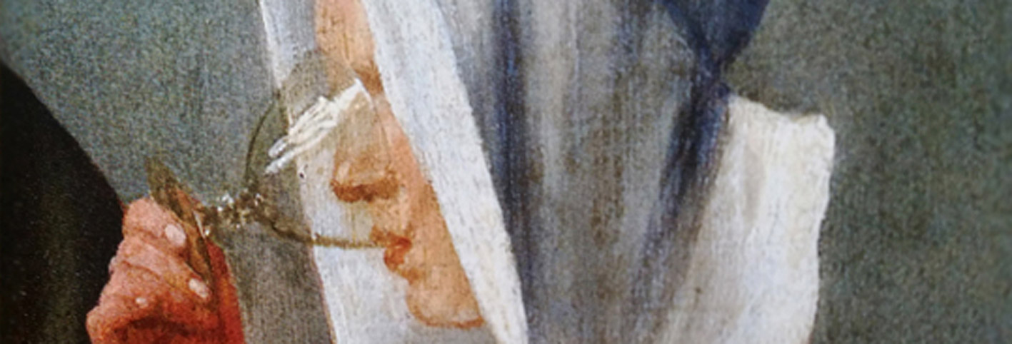 D'après Le Verre de Vin, détail, Johannes Vermeer, 1660-1661. (Marsailly/Blogostelle)