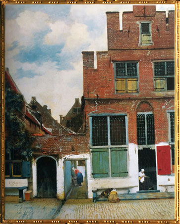 D'après La Ruelle, Johannes Vermeer, 1657-1658, IVMeer, XVIIe siècle, peinture hollandaise. (Marsailly/Blogostelle)