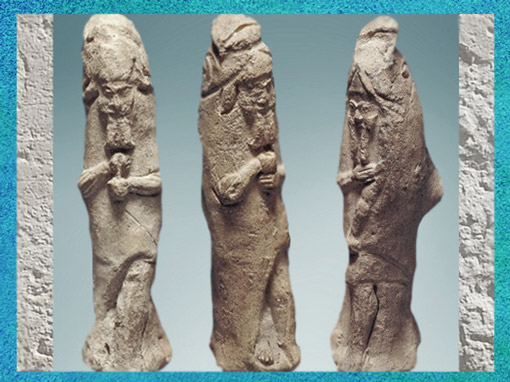 D'après les Sept Sages dits Apkallu en akkadien, Agbal en sumérien, 800 avjc-600 avjc, Ninive, Assyrie. (Marsailly/Blogostelle)