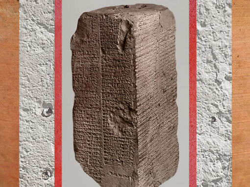 D’après la Liste Royale Sumérienne, prisme de Weld-Blundell, cunéiforme, vers 1800 avjc, Larsa, Babylonie. (Marsailly/Blogostelle)