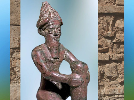 D'après un clou de fondation de Gudea, prince de Lagash, cuivre, vers 2130 avjc, Girsu-Tello, époque néo-sumérienne, Mésopotamie (Marsailly/Blogostelle)
