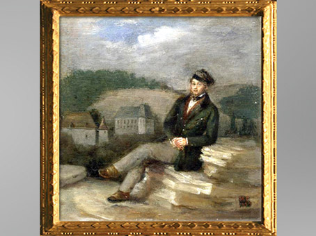 D'après Prosper Mérimée en tenue d’Inspecteur des Monuments historiques, de Marc Paumier, 1837, huile sur toile, XIXe siècle. (Marsailly/Blogostelle)