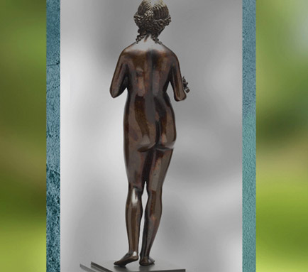 D'après Vénus et la Pomme d'or, bronze, Pier Jacopo di Antonio Alari-Bonacolsi dit Antico, bronze ,1460–1528, Mantoue, Renaissance italienne. (Marsailly/Blogostelle)