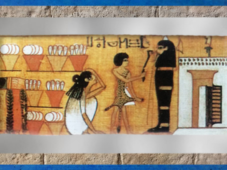 D’après la momie réanimée par le prêtre, Livre des Morts, papyrus de Nebqed, vers 1400 avjc, Nouvel Empire, Égypte ancienne. (Marsailly/Blogostelle)