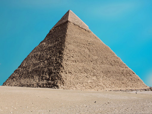 D'après la pyramide de Khéops, plateau de Gizeh, 2930-2750 avjc, IVe dynastie, plateau de Gizeh, Ancien Empire, Égypte Ancienne. (Marsailly/Blogostelle)