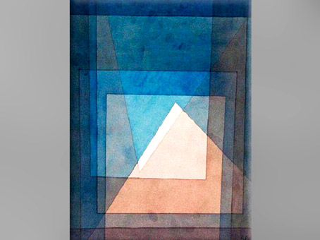 Une image citation, Paul Klee, Pyramide, 1930, XXe siècle. (Marsailly/Blogostelle)