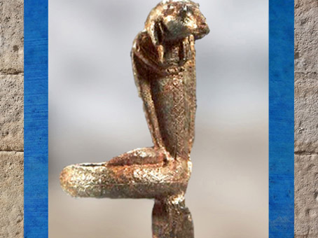 D’après Amon-serpent-bélier, une figure de Kematef, Égypte Ancienne. (Marsailly/Blogostelle)
