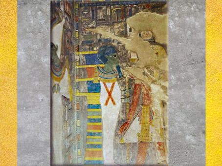 D’après le dieu Ptah, tombe de Horemheb, XVIIIe dynastie, Nouvel Empire, Thèbes, Égypte Ancienne. (Marsailly/Blogostelle)