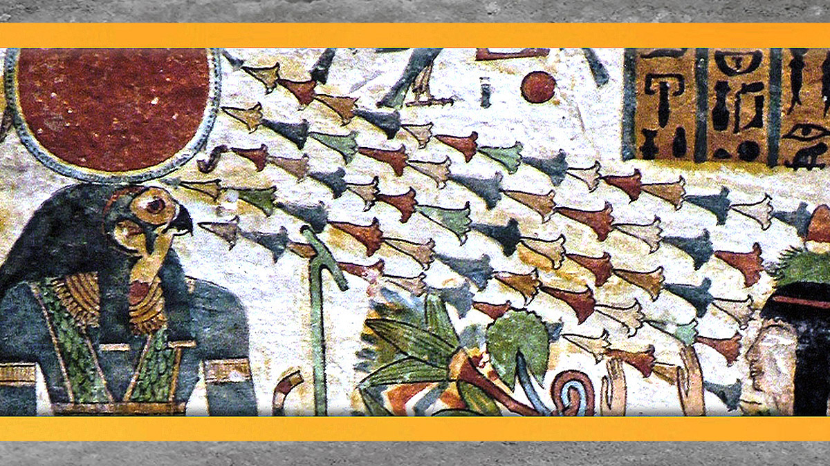 D'après le culte solaire, mythologie, Egypte ancienne. (Marsailly/Blogostelle)