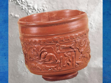 D'après une céramique, sommaire, Gaule Romaine, histoire de l'art. (Marsailly/Blogostelle)