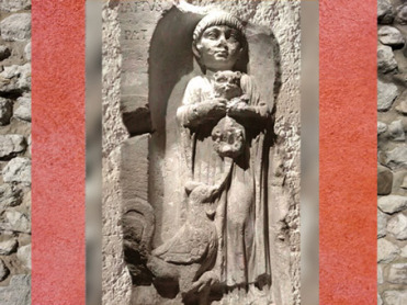 D'après une stèle funéraire, sommaire, Gaule Romaine, histoire de l'art. (Marsailly/Blogostelle)