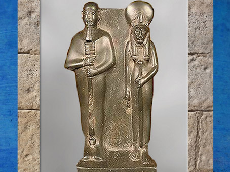 D’après le couple Ptah et Sekhmet, vers 663- 525 avjc, Basse Époque, Égypte Ancienne. (Marsailly/Blogostelle)