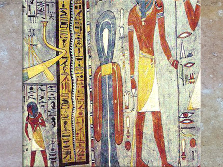 D’après le nœud d'Isis, tombe de Ramsès Ier, XIXe dynastie, Vallée de rois, Nouvel Empire, Égypte Ancienne. (Marsailly/Blogostelle)