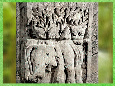 D’après le thème du Cerf, Pilier des Nautes, Ier siècle apjc, Lutèce, Paris, Gaule Romaine. (Marsailly/Blogostelle)