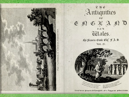 D'après Les Antiquités d'Angleterre et du Pays de Galles, de Grose, Londres, détail, XVIIIe siècle. (Marsailly/Blogostelle)