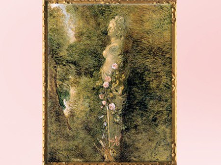 D’après la statue de Vénus, détail, Pèlerinage à l'île de Cythère, d’Antoine Watteau, huile sur toile, 1717, huile sur toile, XVIIIe siècle apjc. (Marsailly/Blogostelle)