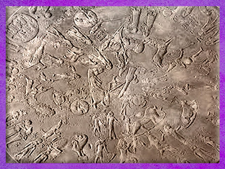 D’après la Grande Ourse, jambe de taureau, zodiaque de Dendéra, vers 50 avjc, temple d'Hathor, époque Ptolémaïque, Égypte Ancienne. (Marsailly/Blogostelle)