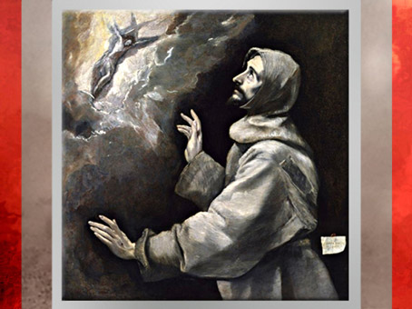 D’après François d'Assise reçoit les stigmates, Le Greco, 1585-1590, huile sur toile, École espagnole, XVIe siècle. (Marsailly/Blogostelle)