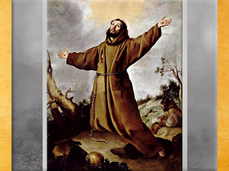 D’après François d'Assise recevant les stigmates, Bartolome Esteban Murillo, XVIIe siècle.  (Marsailly/Blogostelle)