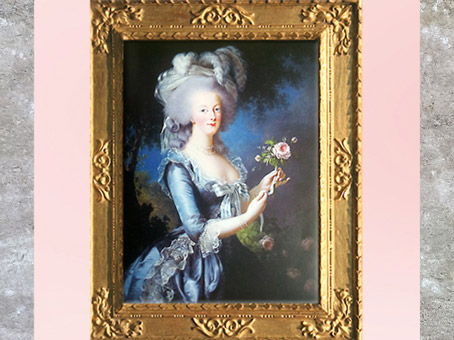 D’après un portrait de Marie-Antoinette, dit à la Rose, par Élisabeth Louise Vigée Le Brun, 1783, France, XVIIIe siècle. (Marsailly/Blogostelle)