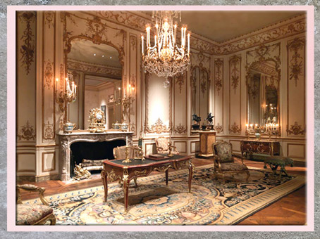 D’après l'Hôtel de Varengeville, à Paris, décor de Nicolas Pineau, vers 1736–1752, XVIIIe siècle, France, style Rocaille. (Marsailly/Blogostelle)